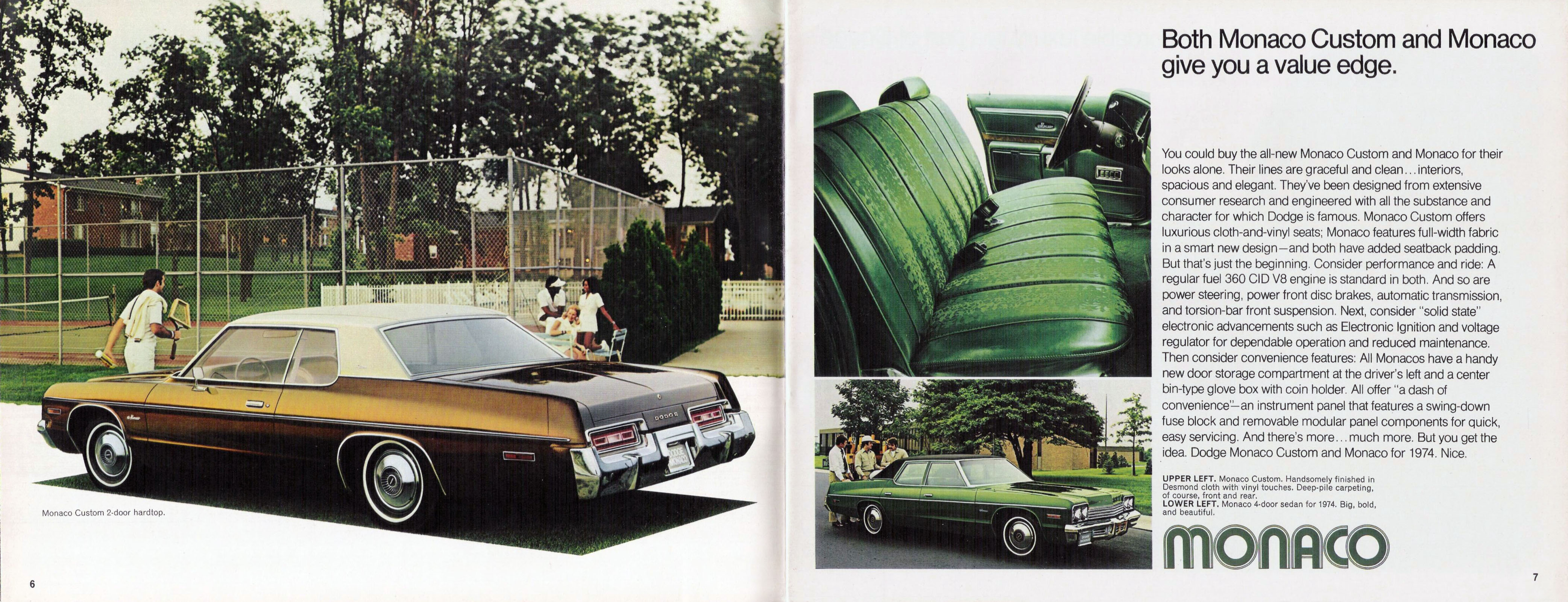 1974 Dodge Full-Line Brochure Page 19